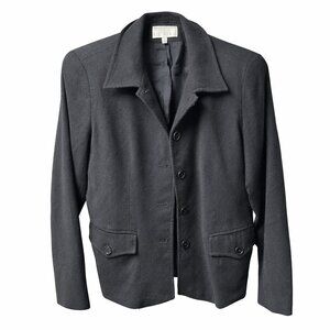 Ann Tjian for Kenar Black Wool Blazer Jacket Women’s Size 10